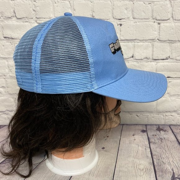 Full Send NELK Boys Hat Cap Snapback Blue Trucker Mesh Embroidered One Size - Picture 4 of 8